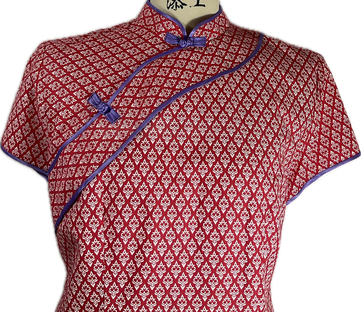 Batik Cheongsam BCS-XL-RED-A-4444001