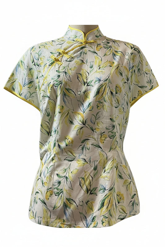 Ladies Batik Top LBT-XXXL-YELLOW-R111111001