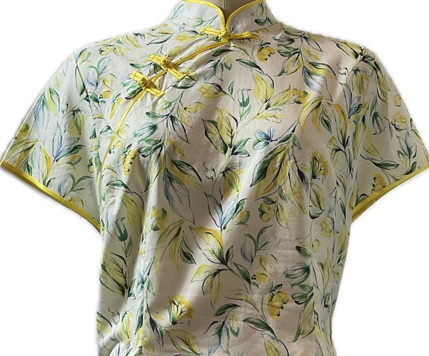Ladies Batik Top LBT-XL-YELLOW-R1111002