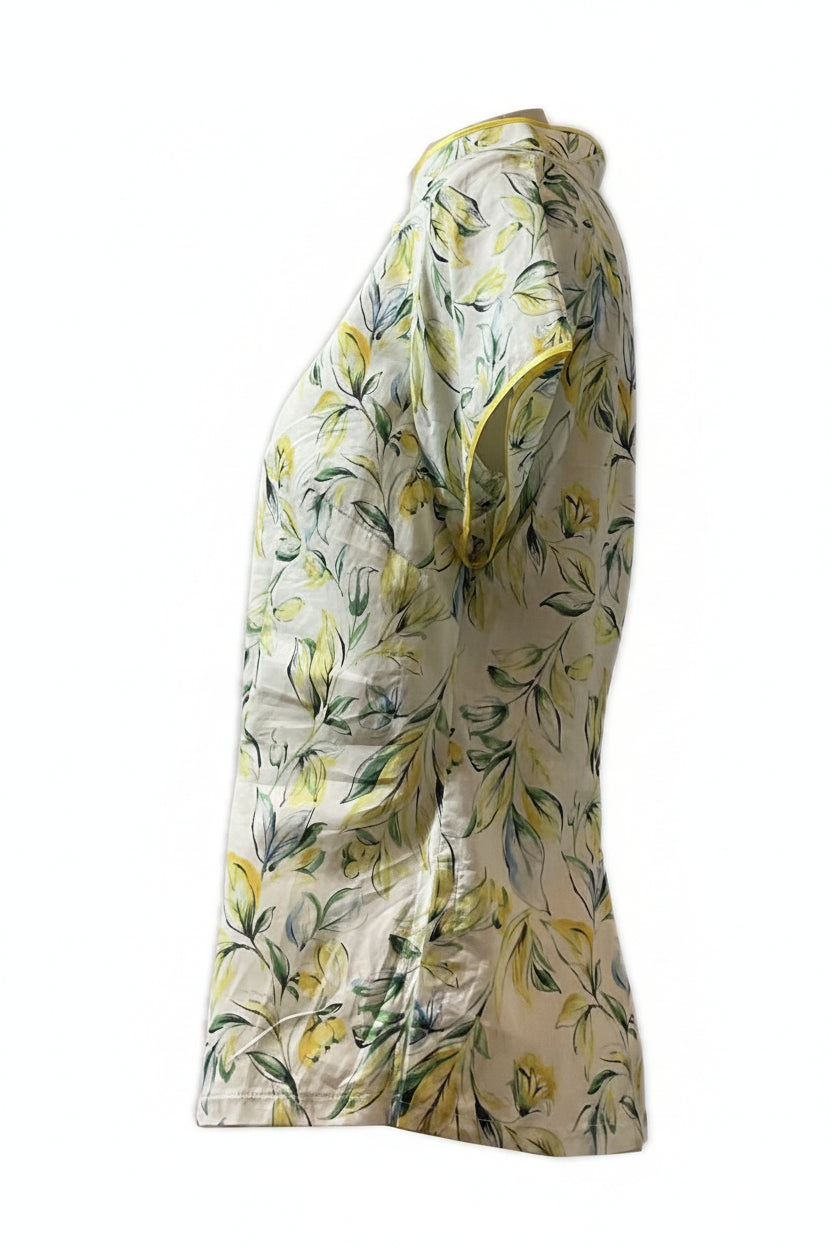Ladies Batik Top LBT-XL-YELLOW-R1111002