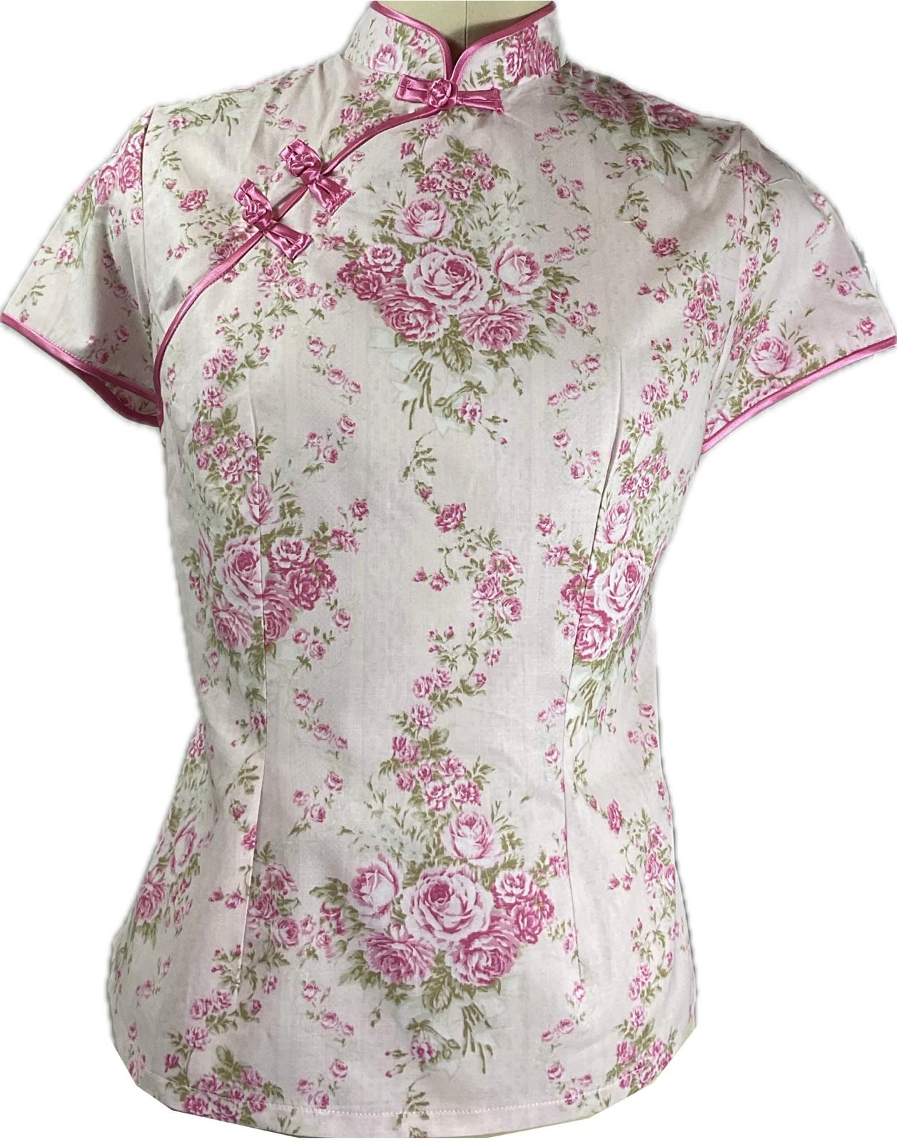 Ladies Batik Top LBT-XXXL-PINK-R111111002