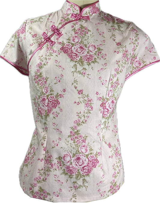 Ladies Batik Top LBT-XXXL-PINK-R111111002