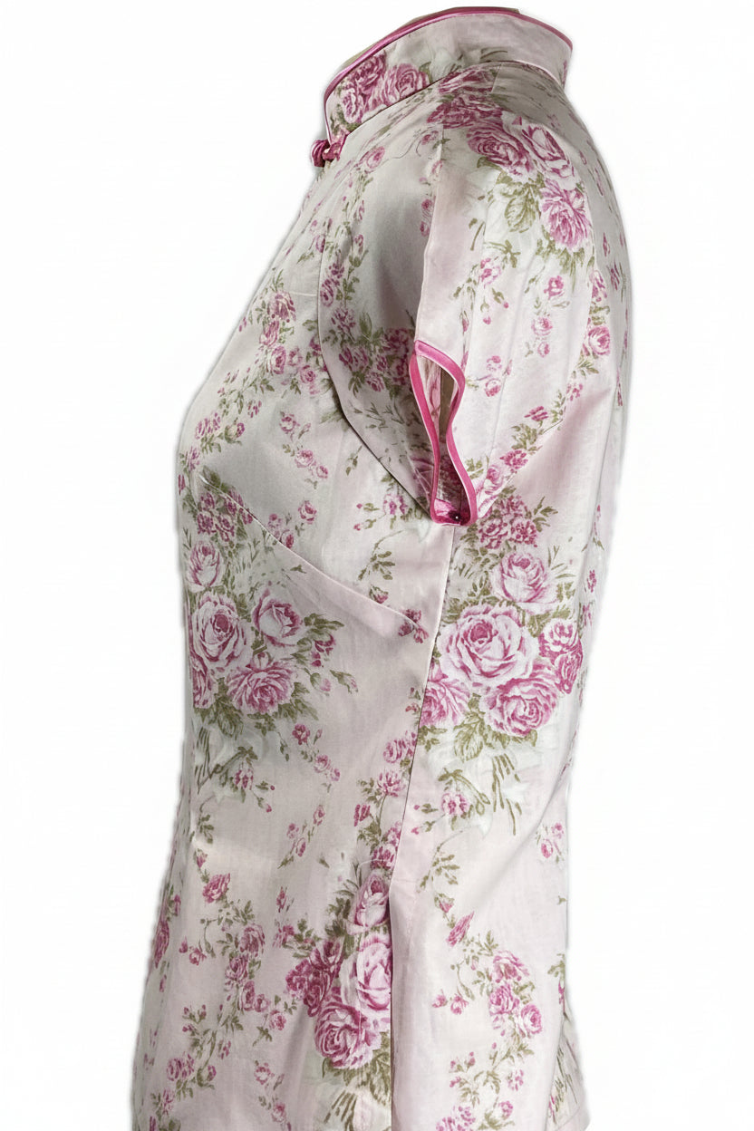 Ladies Batik Top LBT-M-PINK-R11005