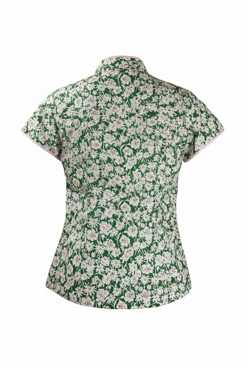 Ladies Batik Top LBT-XL-GREEN-R1111005