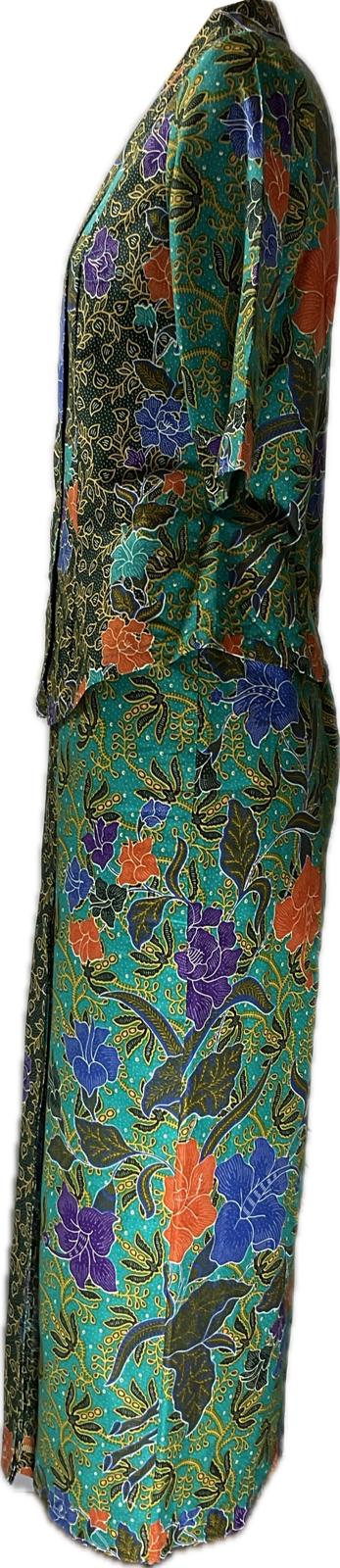 Ladies Kebaya Full Set LBT-M-TURQUOISE-KBY-A-77001