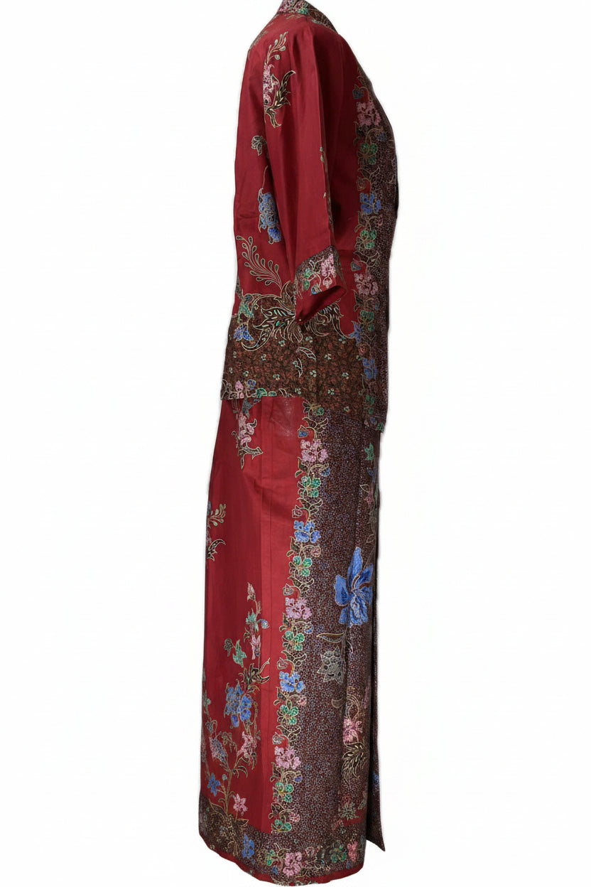 Ladies Kebaya Full Set LBT-XL-RED-KBY-A-7777001