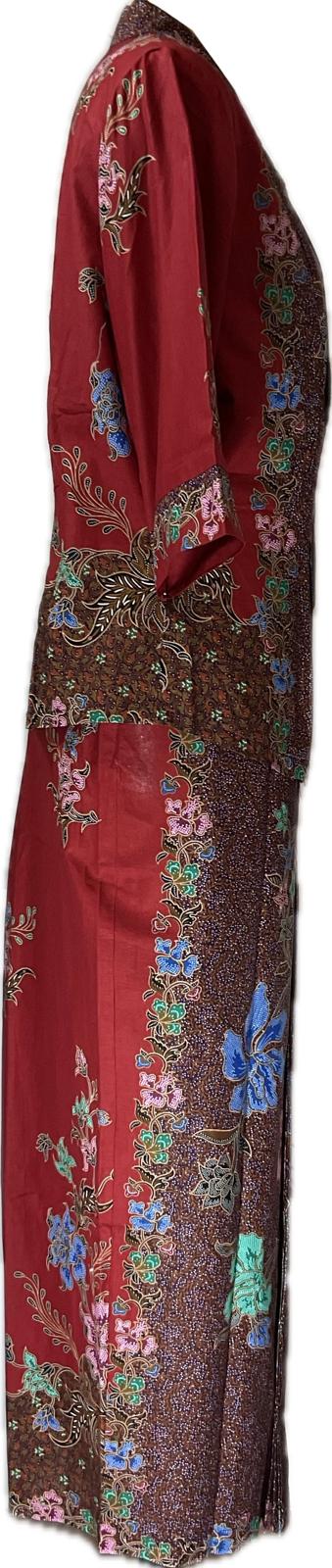 Ladies Kebaya Full Set LBT-XL-MAROON-KBY-A-7777001