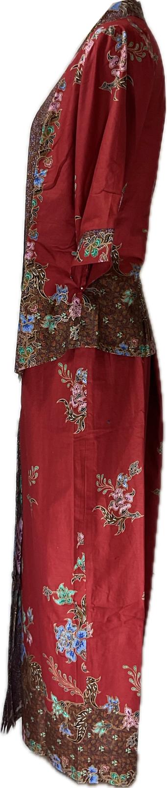 Ladies Kebaya Full Set LBT-XL-MAROON-KBY-A-7777001