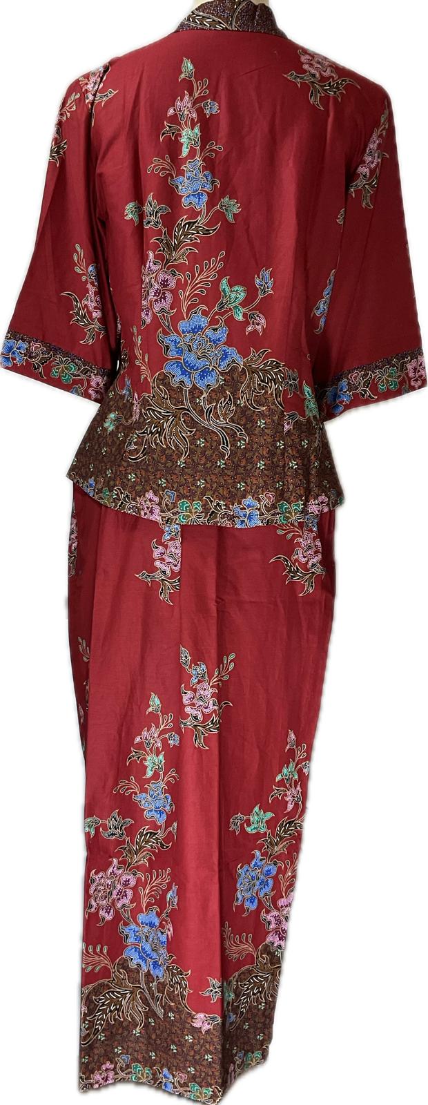 Ladies Kebaya Full Set LBT-XL-MAROON-KBY-A-7777001