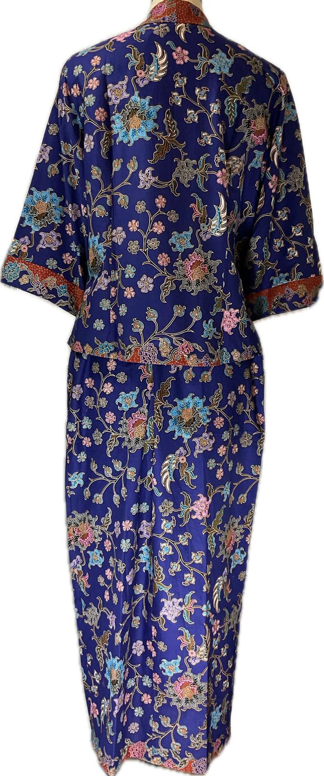 Ladies Kebaya Full Set LBT-XXL-BLUE-KBY-A-77777002