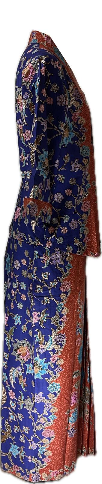 Ladies Kebaya Full Set LBT-XXL-BLUE-KBY-A-77777002