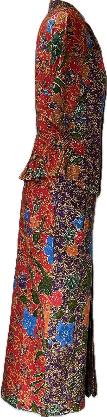 Ladies Kebaya Full Set LBT-M-RED-KBY-A-77002