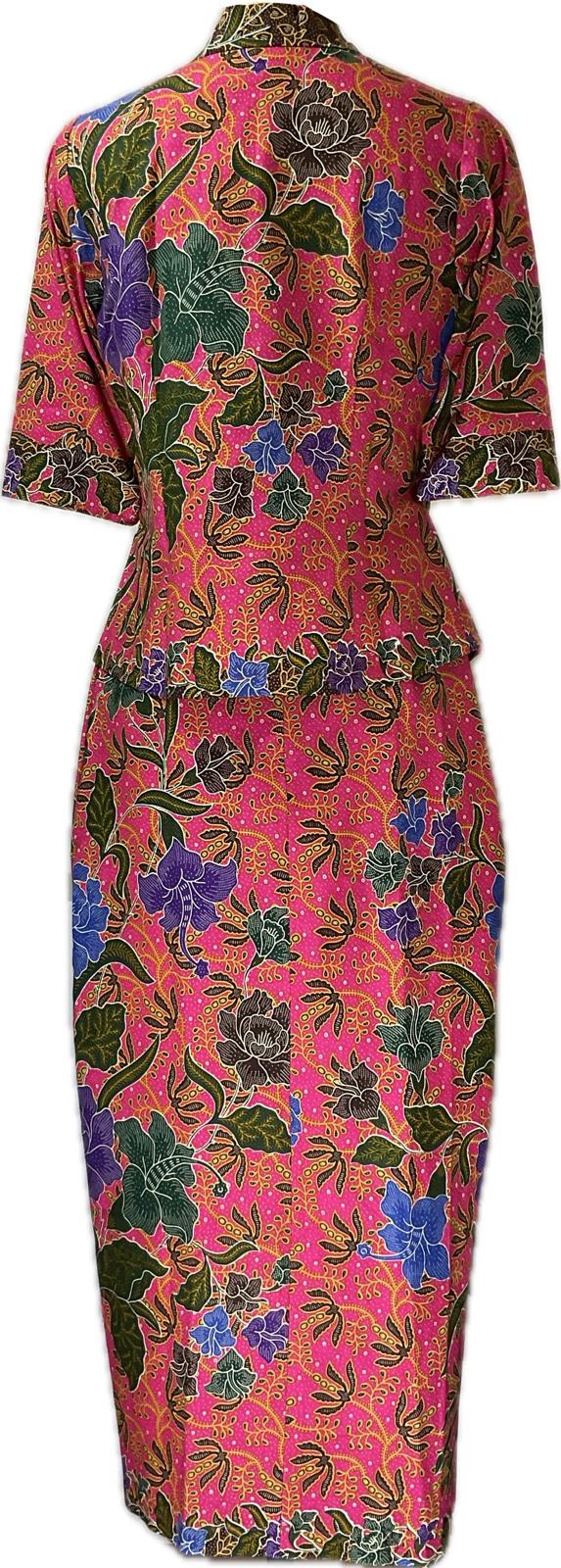 Ladies Kebaya Full Set LBT-S-PINK-KBY-A-7002