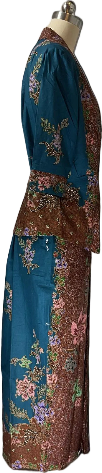 Ladies Kebaya Full Set LBT-XL-BLUE-KBY-A-777002