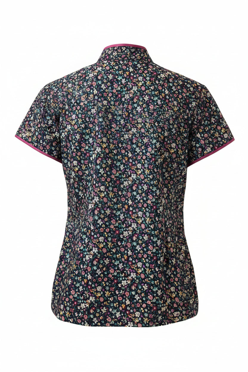 Ladies Batik Top LBT-L-PINK-R111008