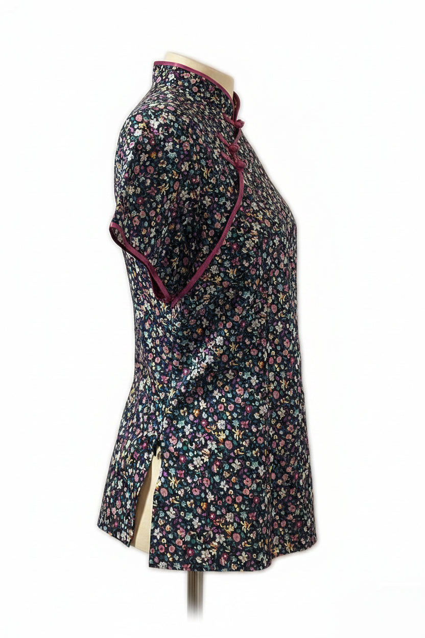 Ladies Batik Top LBT-L-PINK-R111008