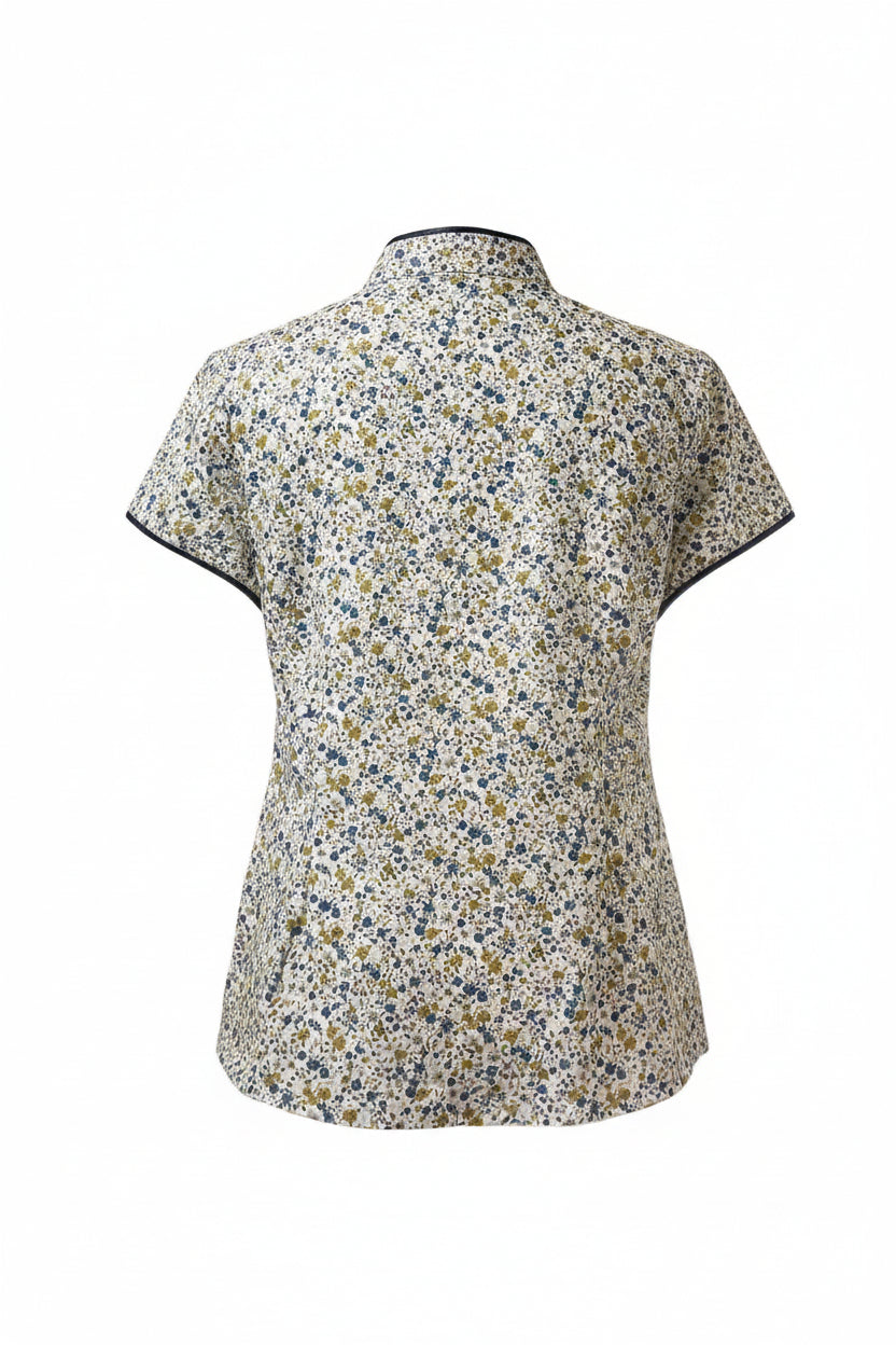 Ladies Batik Top LBT-L-BLUE-R111007