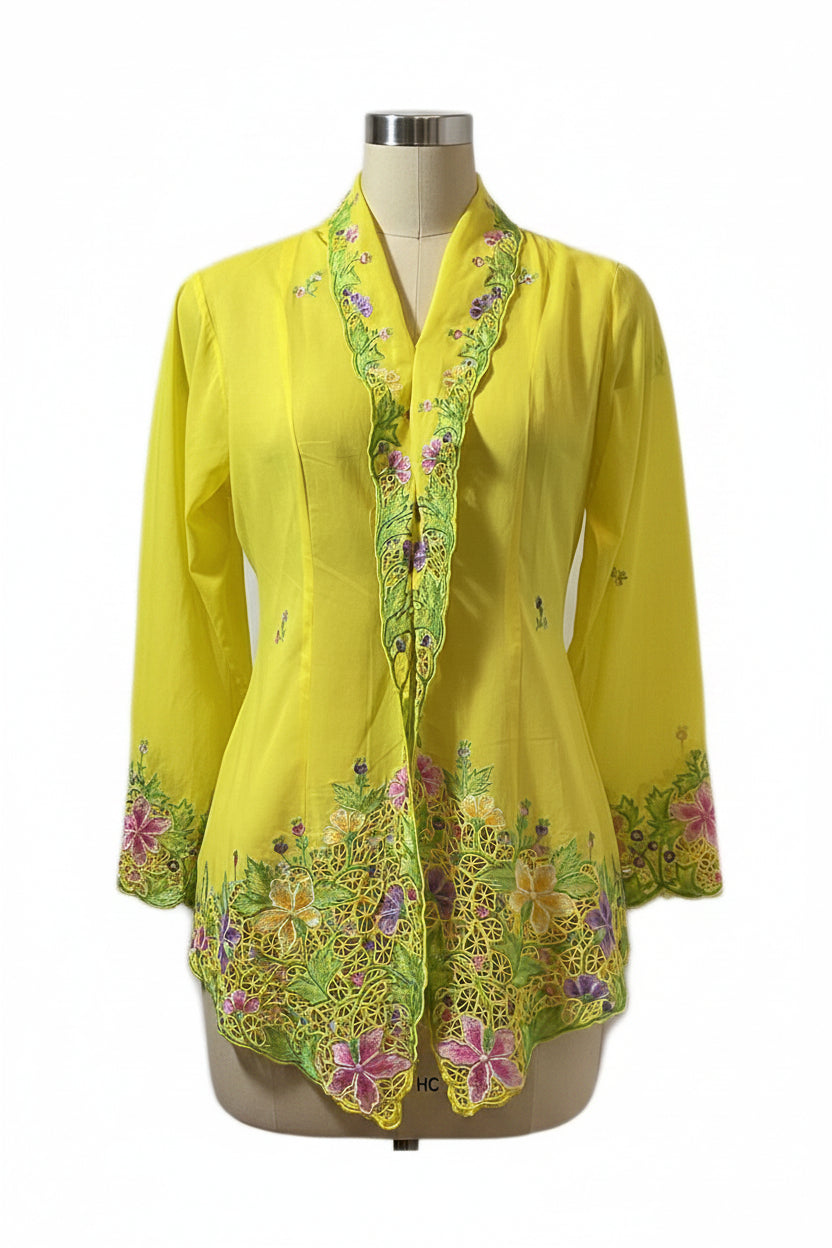 Standard Peranakan Top SPT-YELLOW-A6020/A66666020