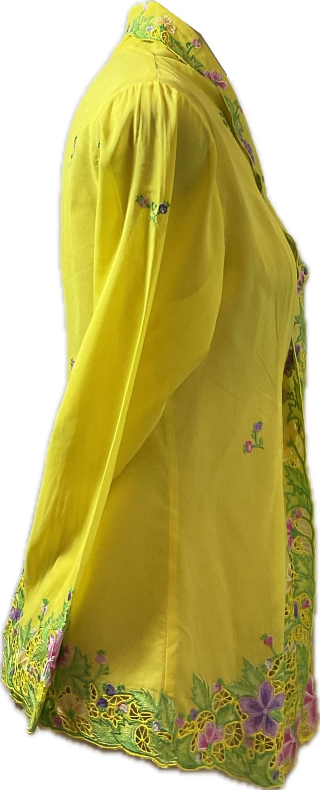 Standard Peranakan Top SPT-YELLOW-A6020/A66666020
