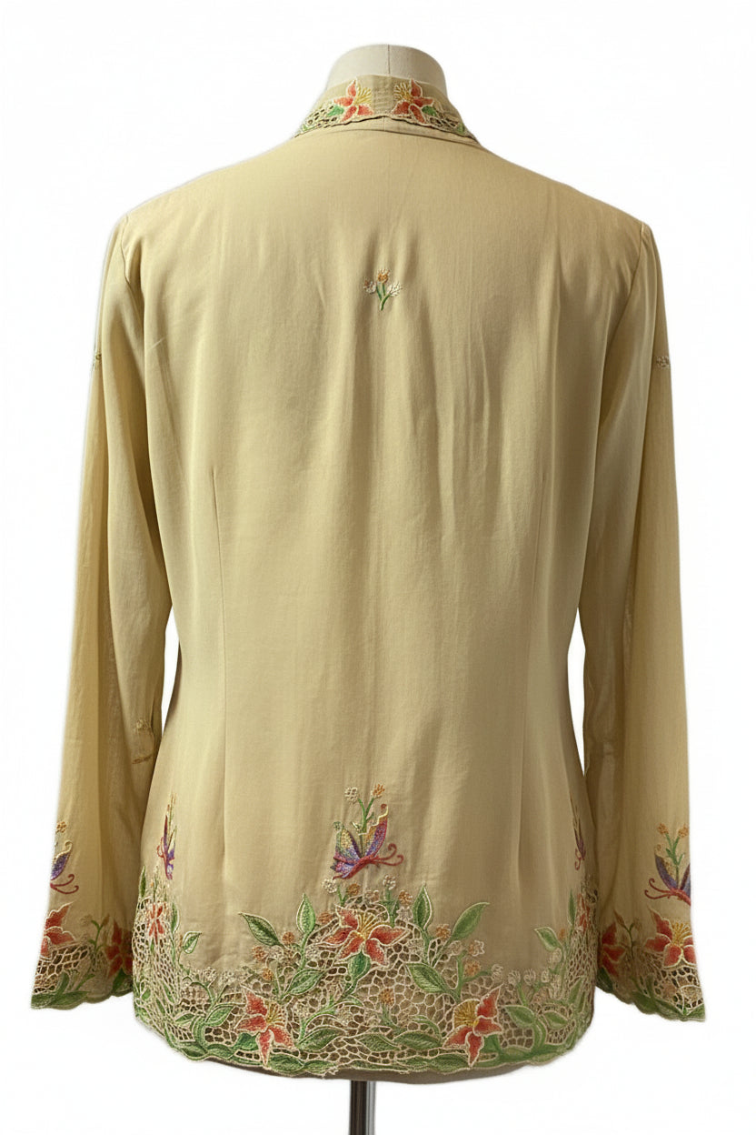 Standard Peranakan Top SPT-BEIGE-A6020/A66666020