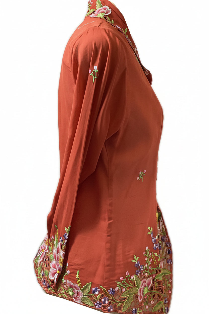 Standard Peranakan Top SPT-ORANGE-A6020/A66666020