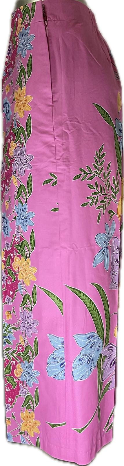 Ladies Batik Pants LBP-M-PINK-55001