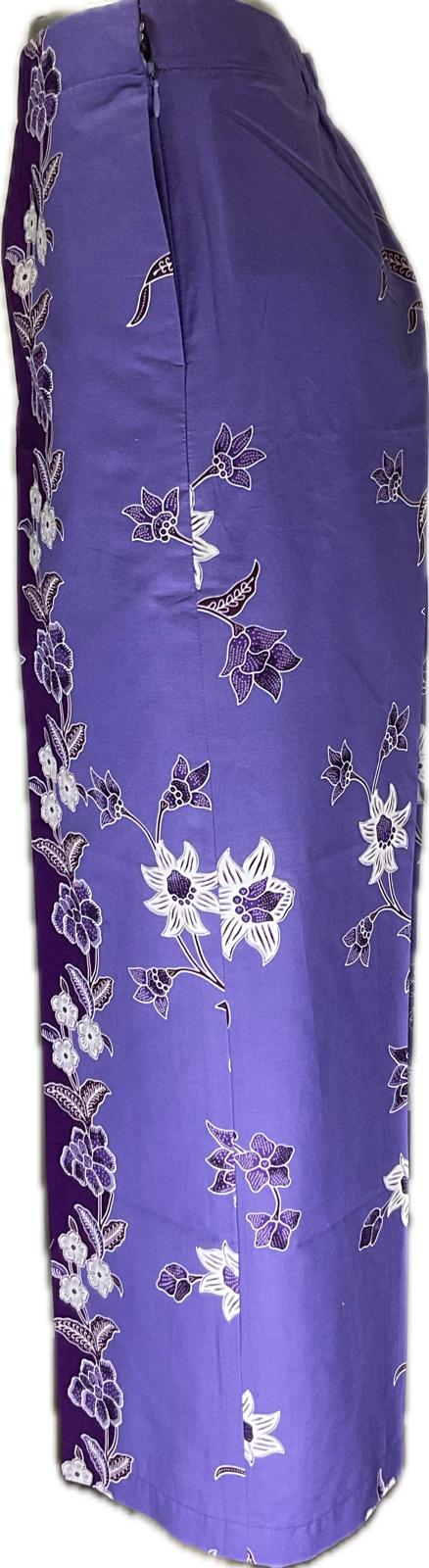 Ladies Batik Pants LBP-M-PURPLE-55003