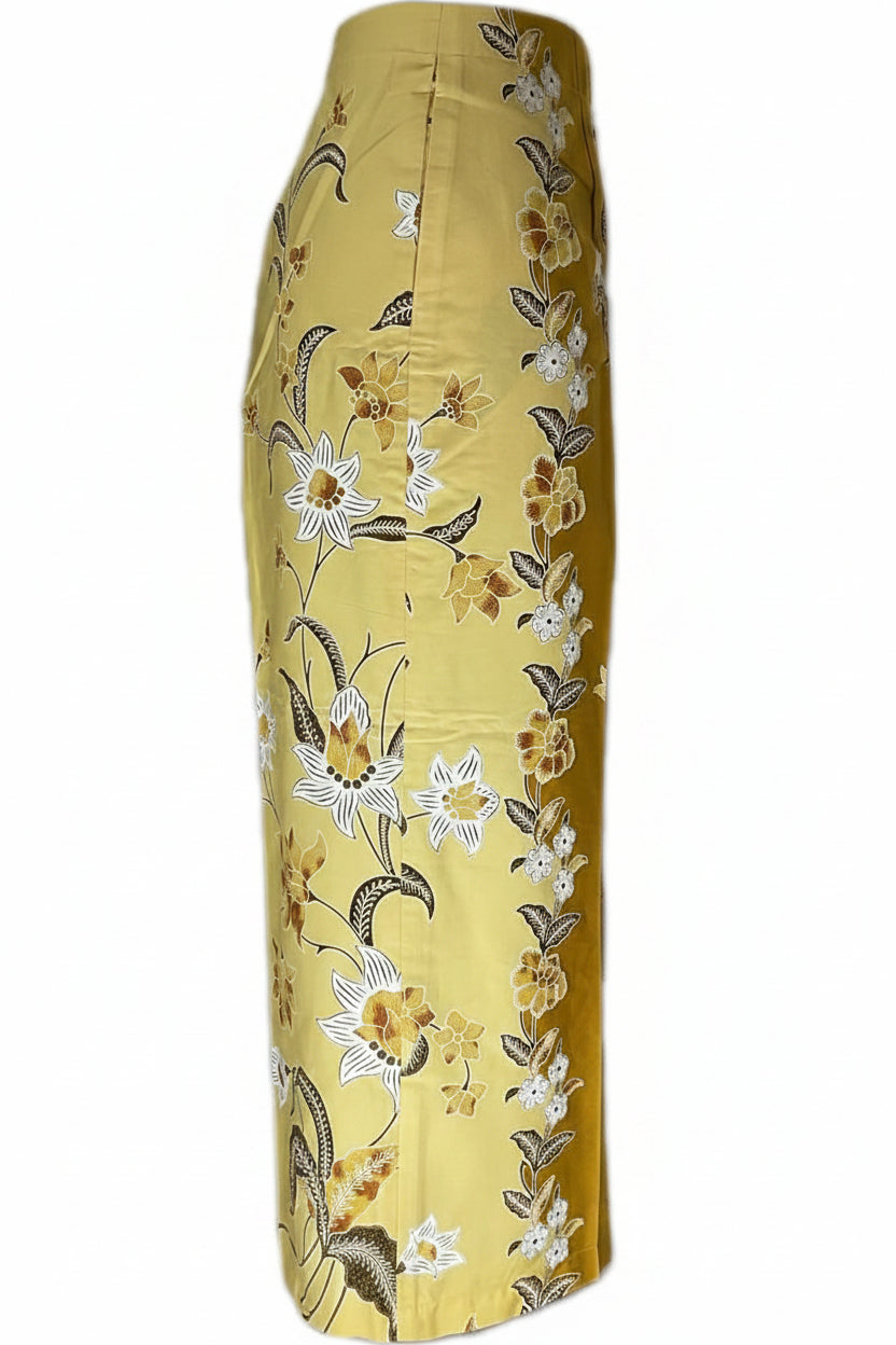 Ladies Batik Pants LBP-M-YELLOW-55004