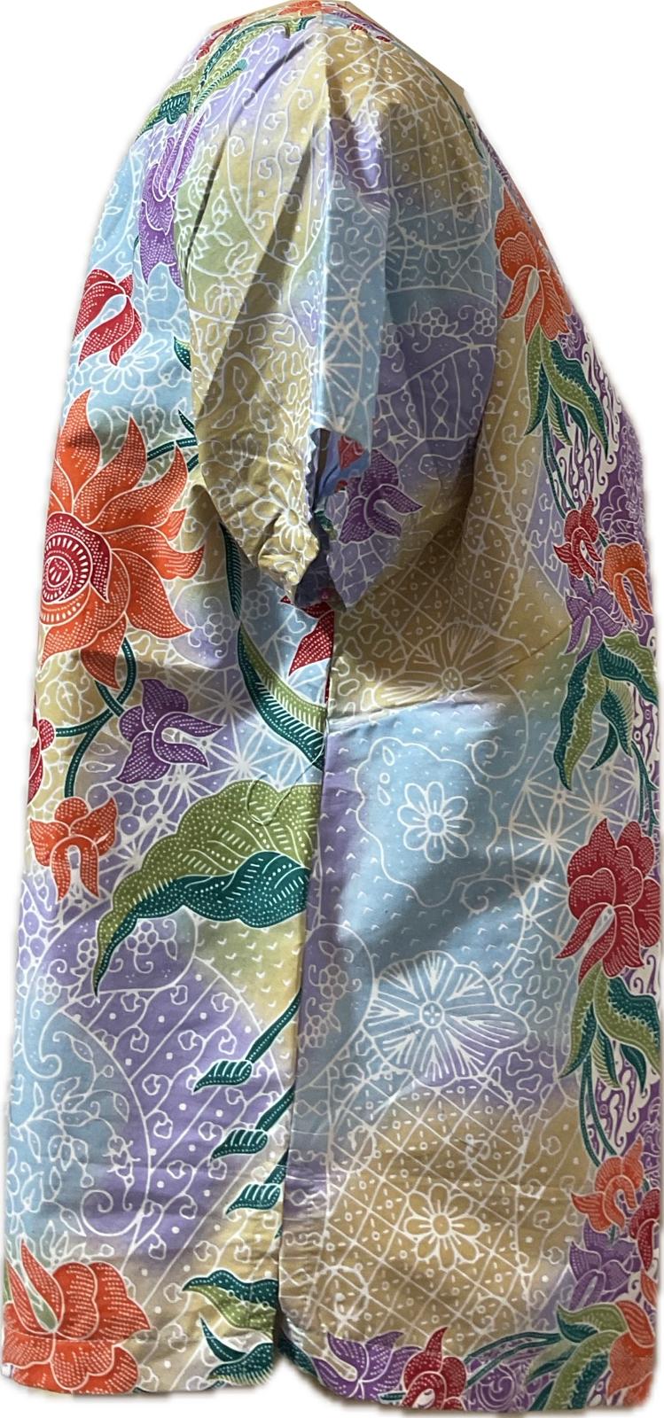 Ladies Batik Top LBT-L-PURPLE-AF111002