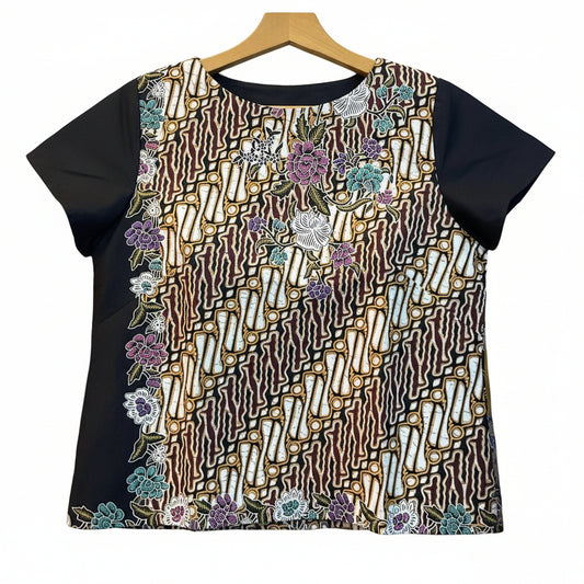Ladies Batik Top LBT-M-BLUE-AF11001