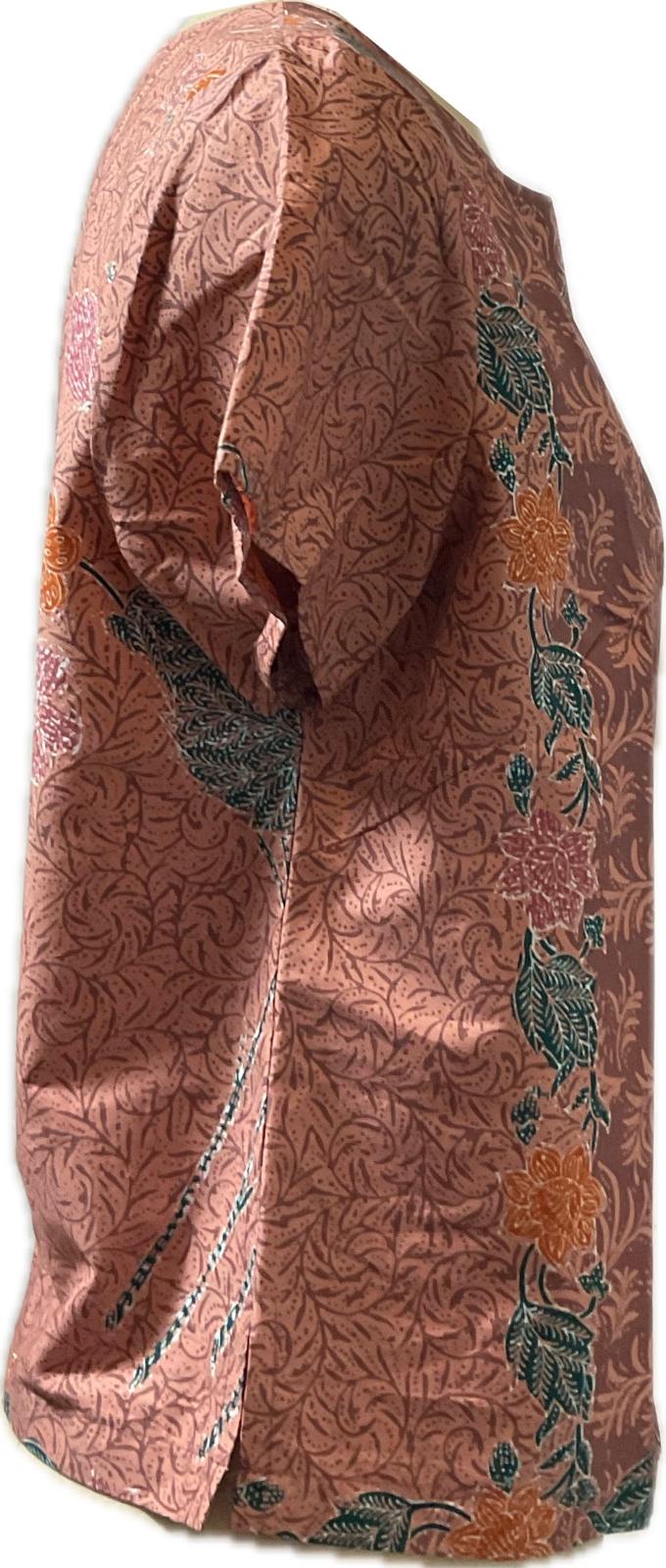 Ladies Batik Top LBT-L-BROWN-AF111001