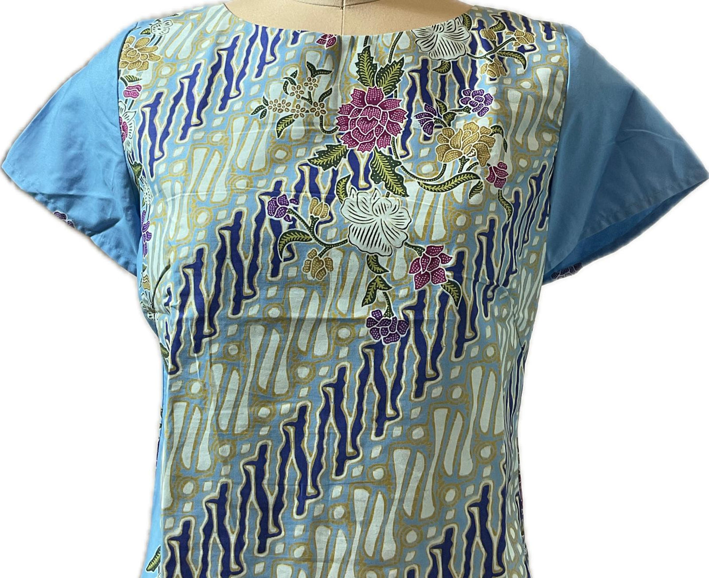 Ladies Batik Top LBT-XL-BLUE-AF1111001