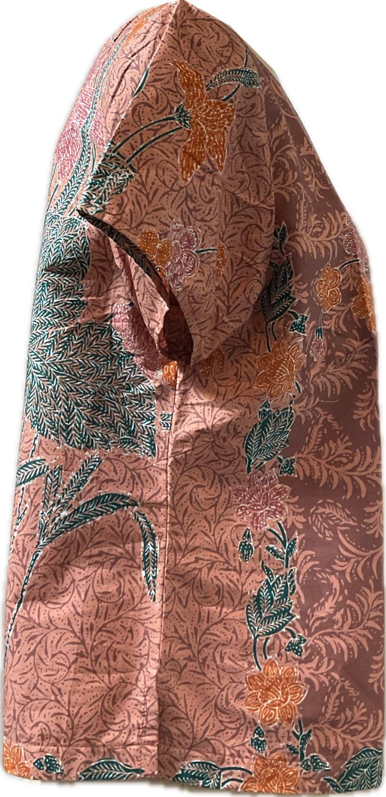 Ladies Batik Top LBT-XL-BROWN-AF1111002
