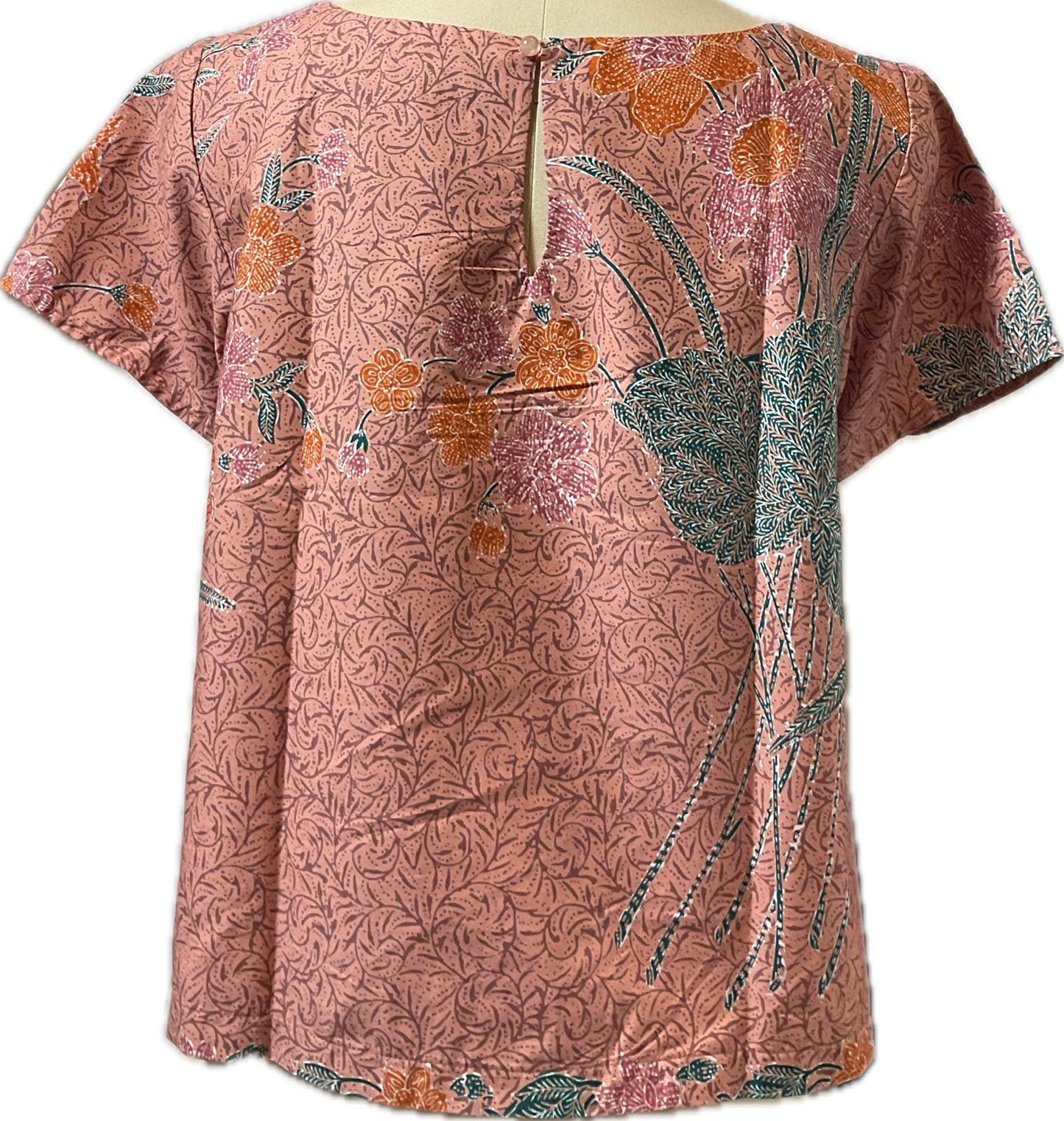 Ladies Batik Top LBT-XL-BROWN-AF1111002