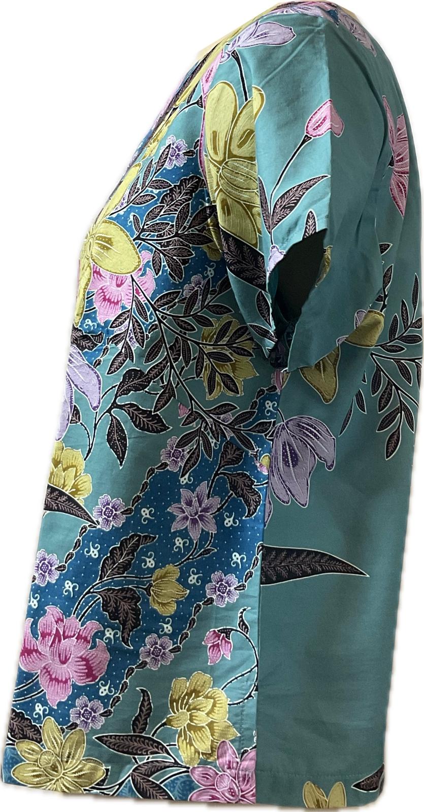 Ladies Batik Top LBT-XL-BLUE-AF1111004