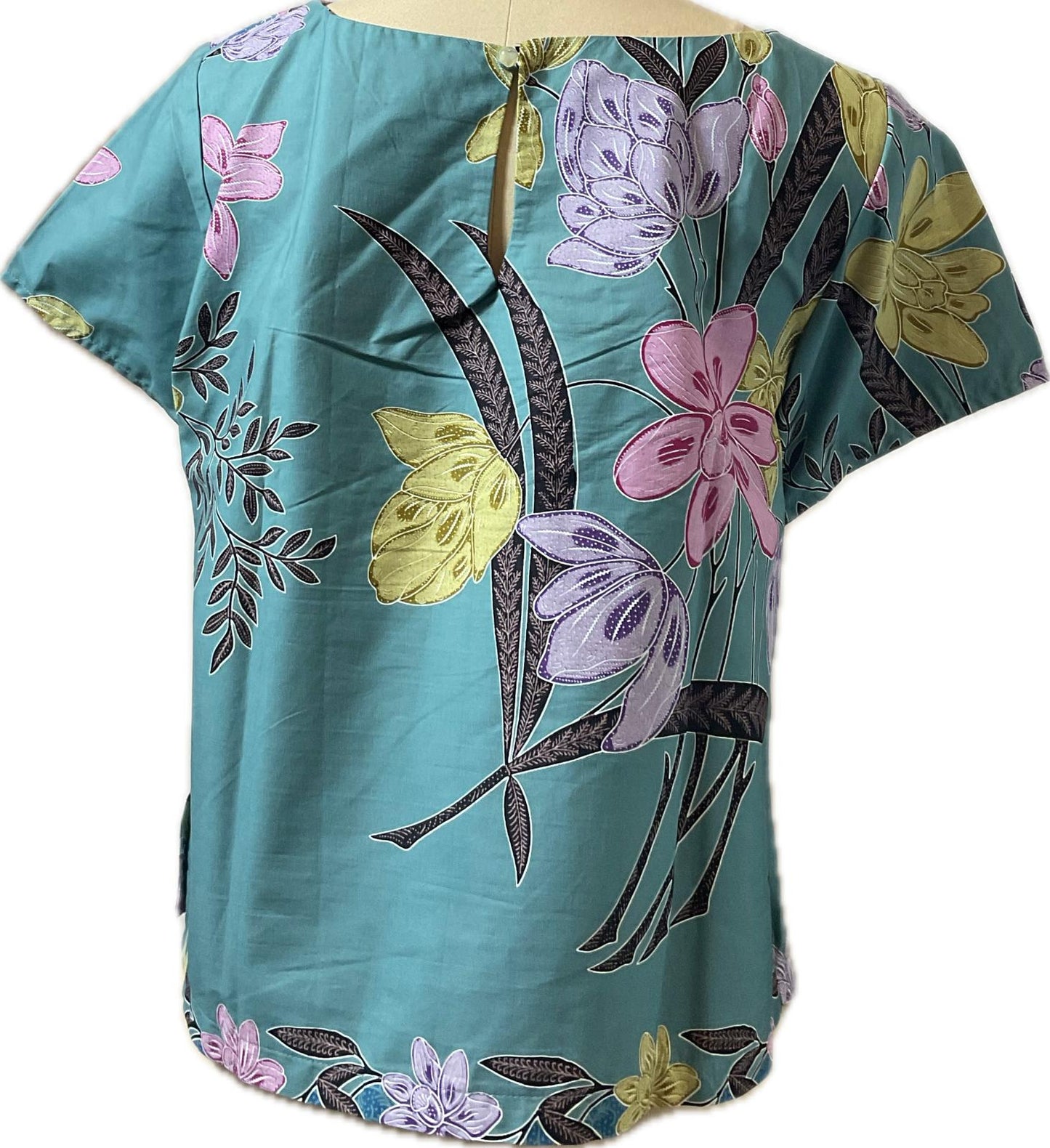 Ladies Batik Top LBT-XL-BLUE-AF1111004