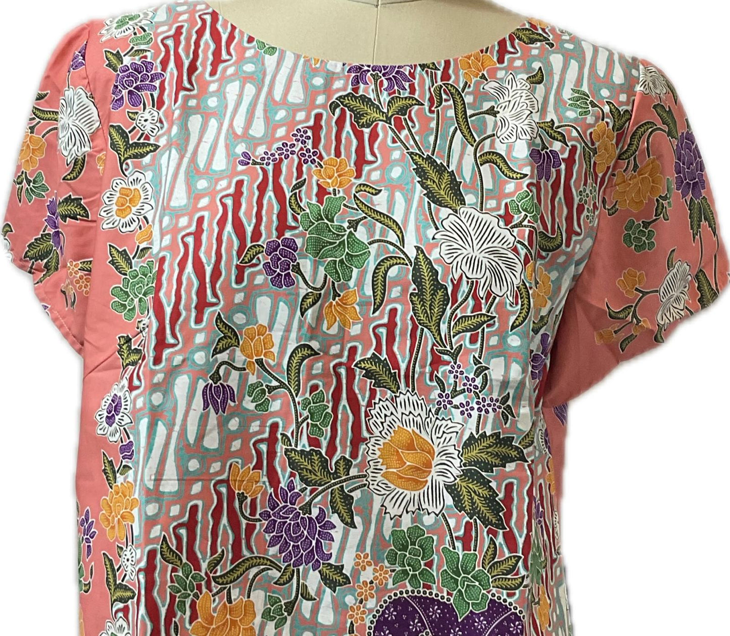 Ladies Batik Top LBT-XXL-PEACH-AF11111002