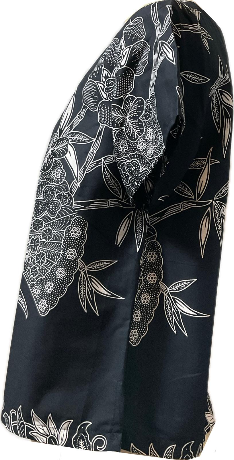 Ladies Batik Top LBT-XXL-BLACK-AF11111003