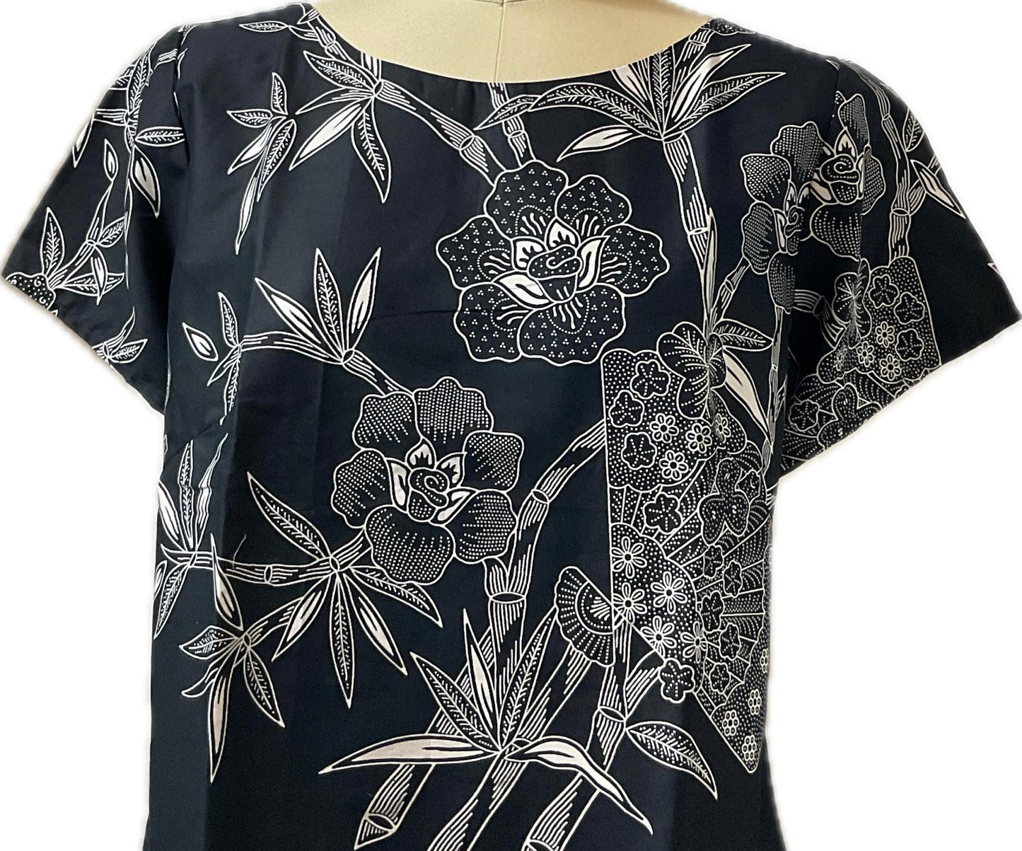 Ladies Batik Top LBT-XXL-BLACK-AF11111003