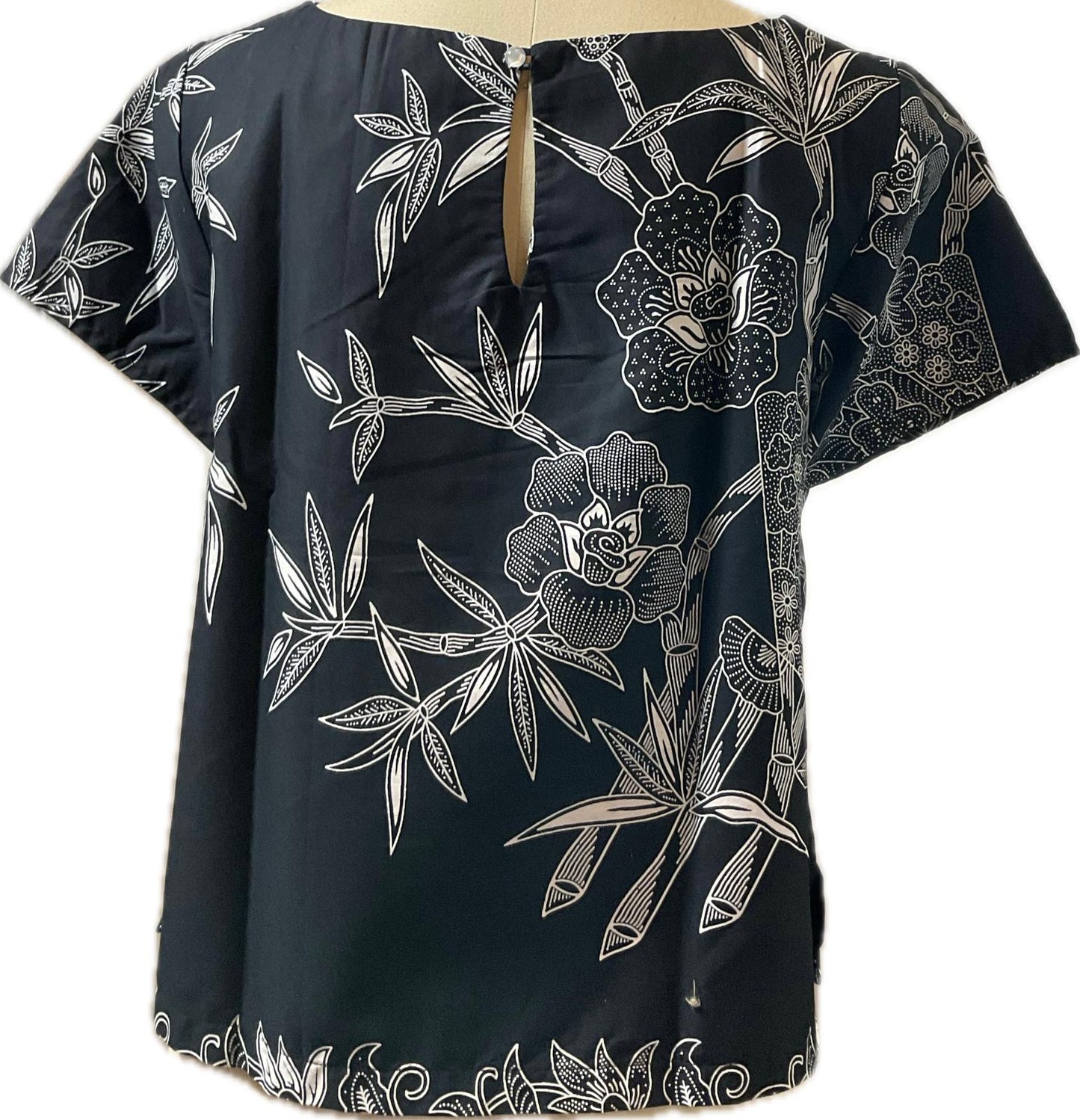 Ladies Batik Top LBT-XXL-BLACK-AF11111003