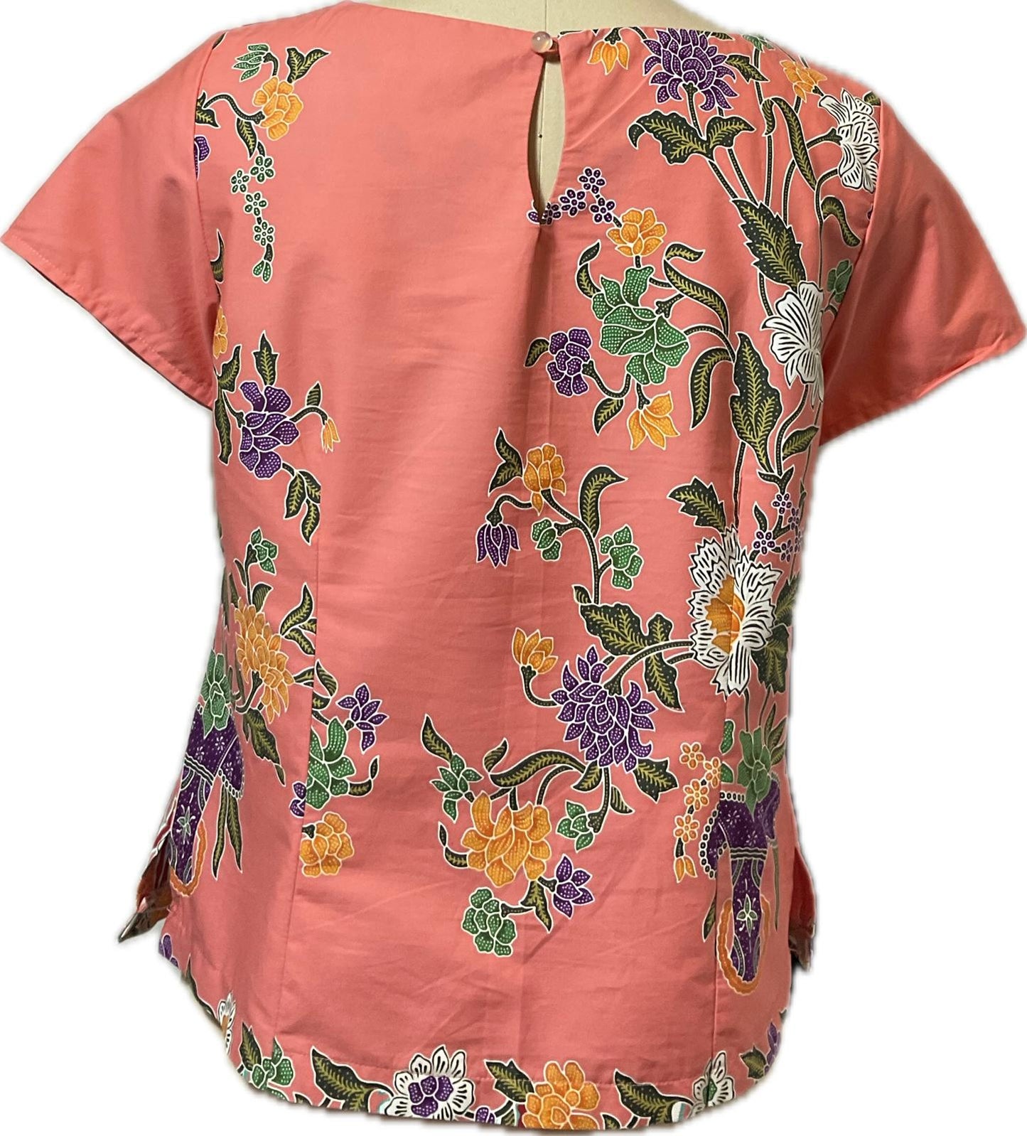 Ladies Batik Top LBT-M-PEACH-AF-11005