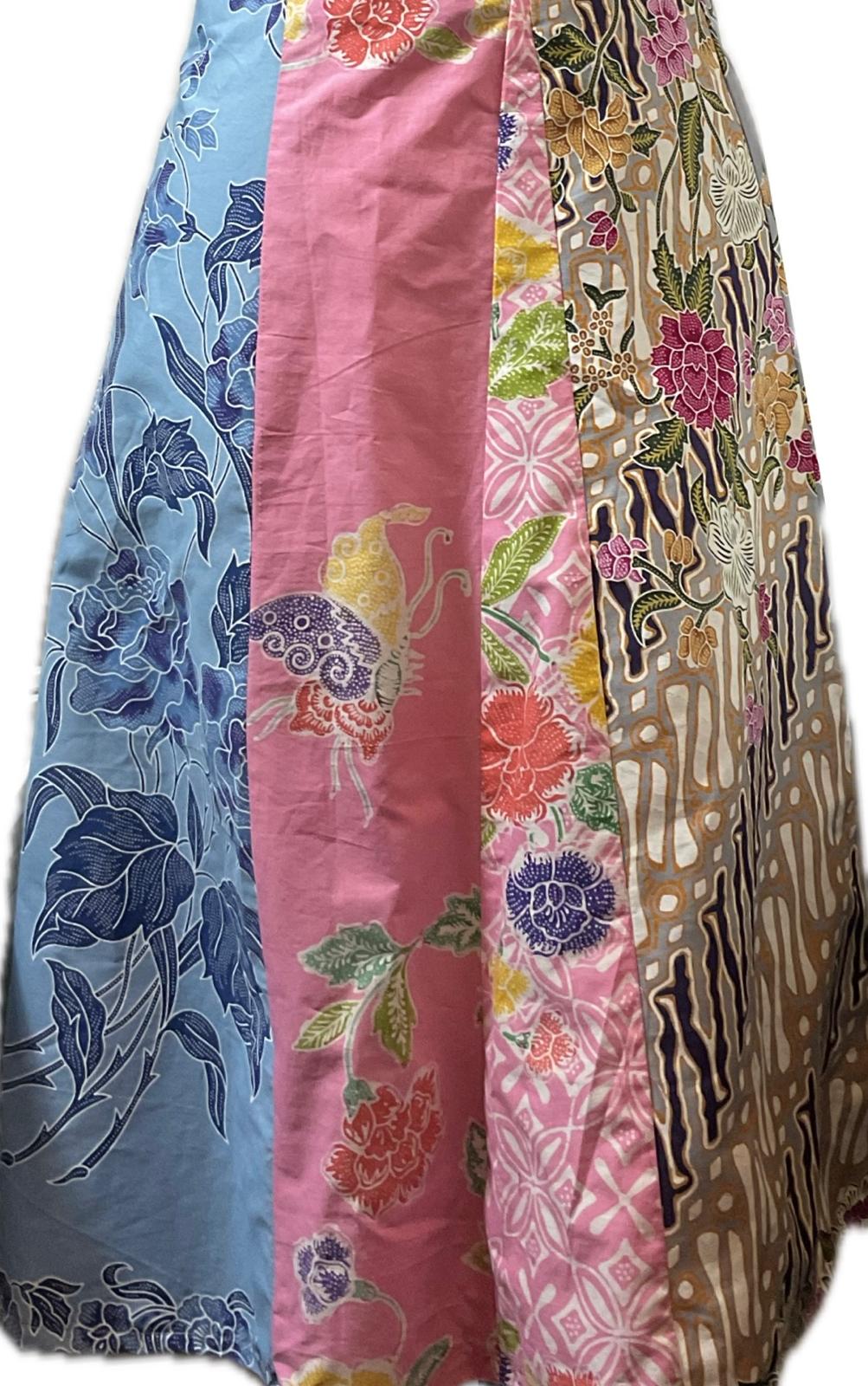 Ladies Batik Skirt LBLS-L-GREY-A12-111003
