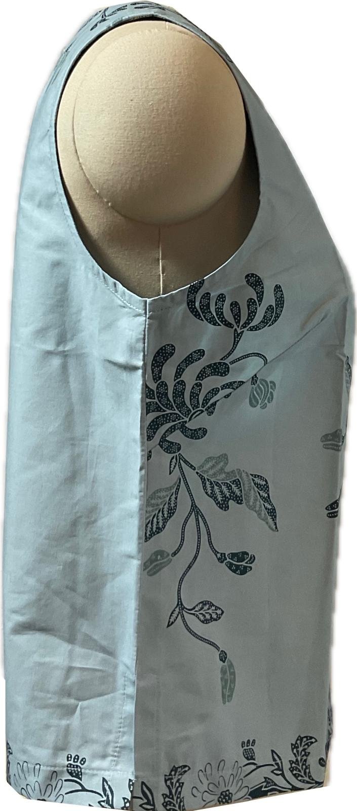 Ladies Batik Top LBT-L-GREEN-L1110008