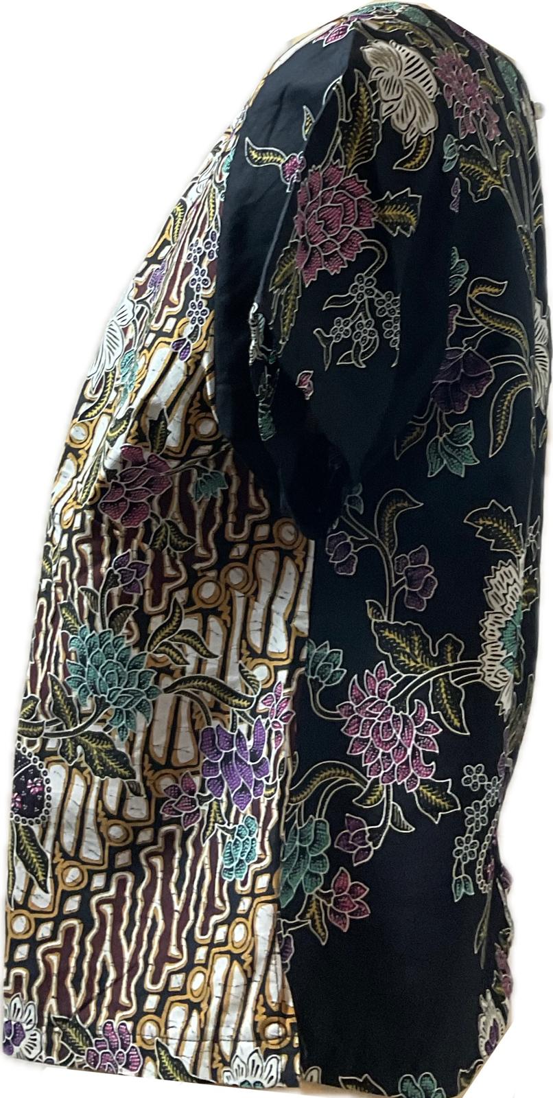 Ladies Batik Top LBT-XL-BLACK-AF1111005