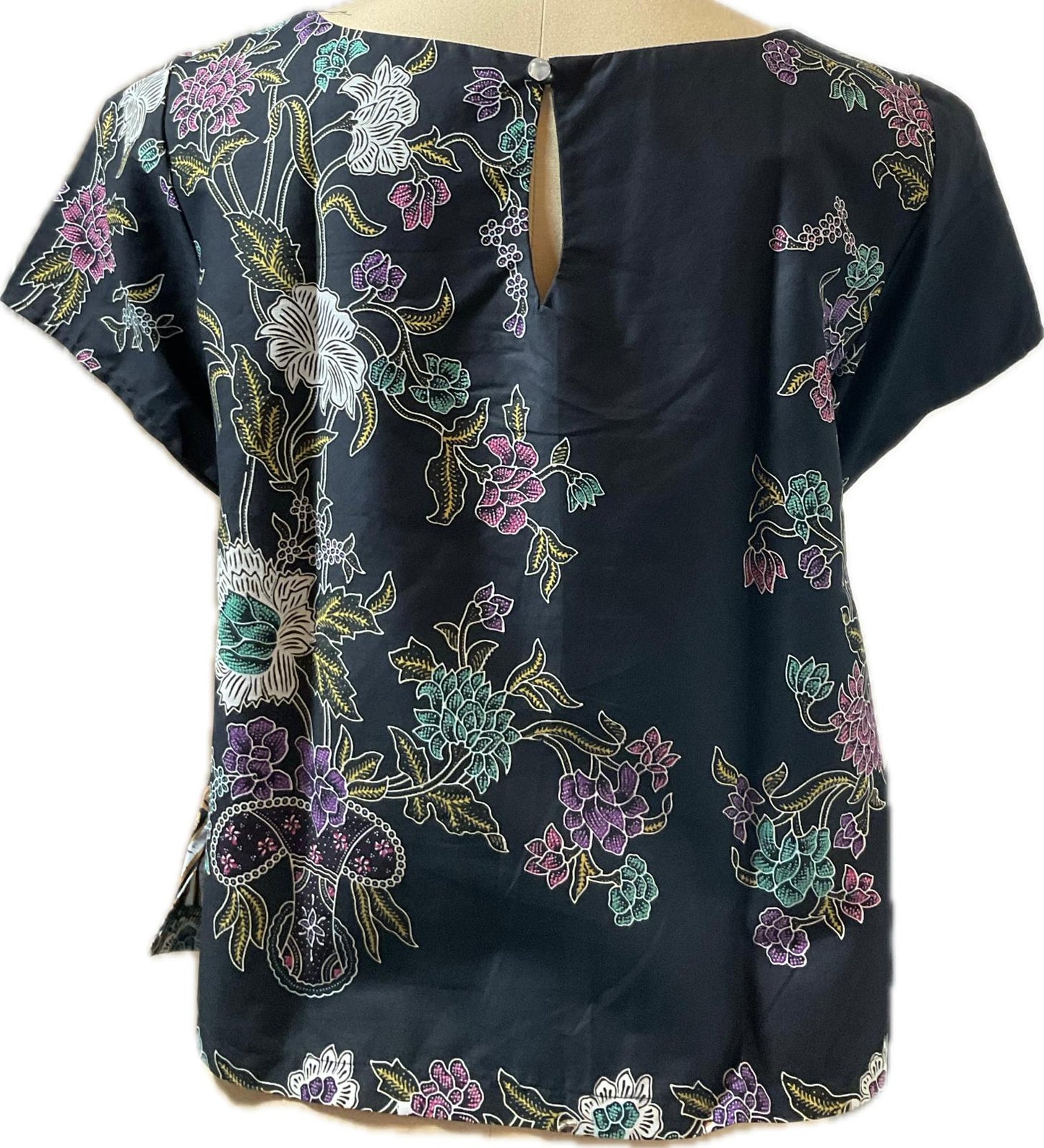 Ladies Batik Top LBT-XL-BLACK-AF1111005