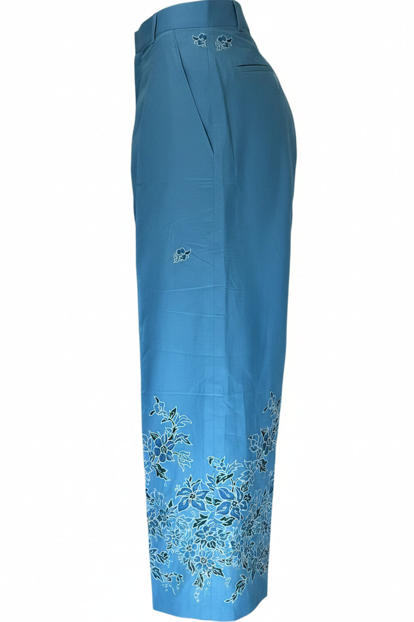 Ladies Batik Pants LBP-FS-BLUE-6005