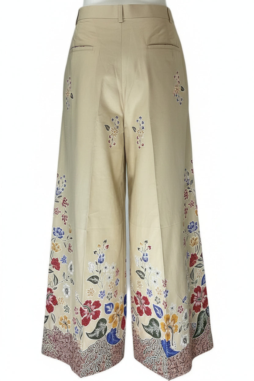 Ladies Batik Pants LBP-FS-BEIGE-6003