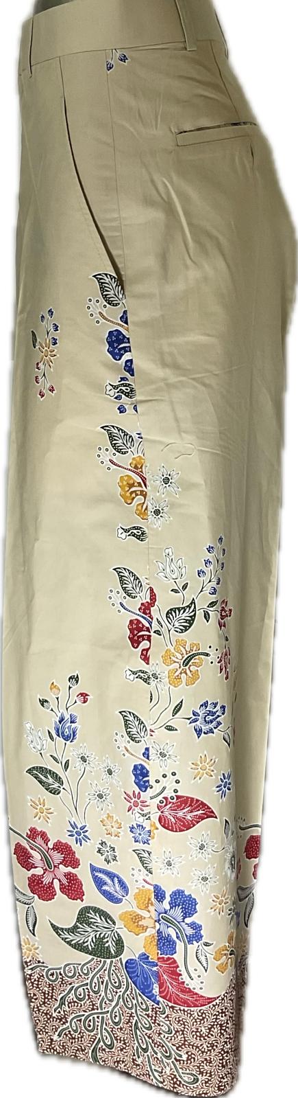 Ladies Batik Pants LBP-FS-BEIGE-6003