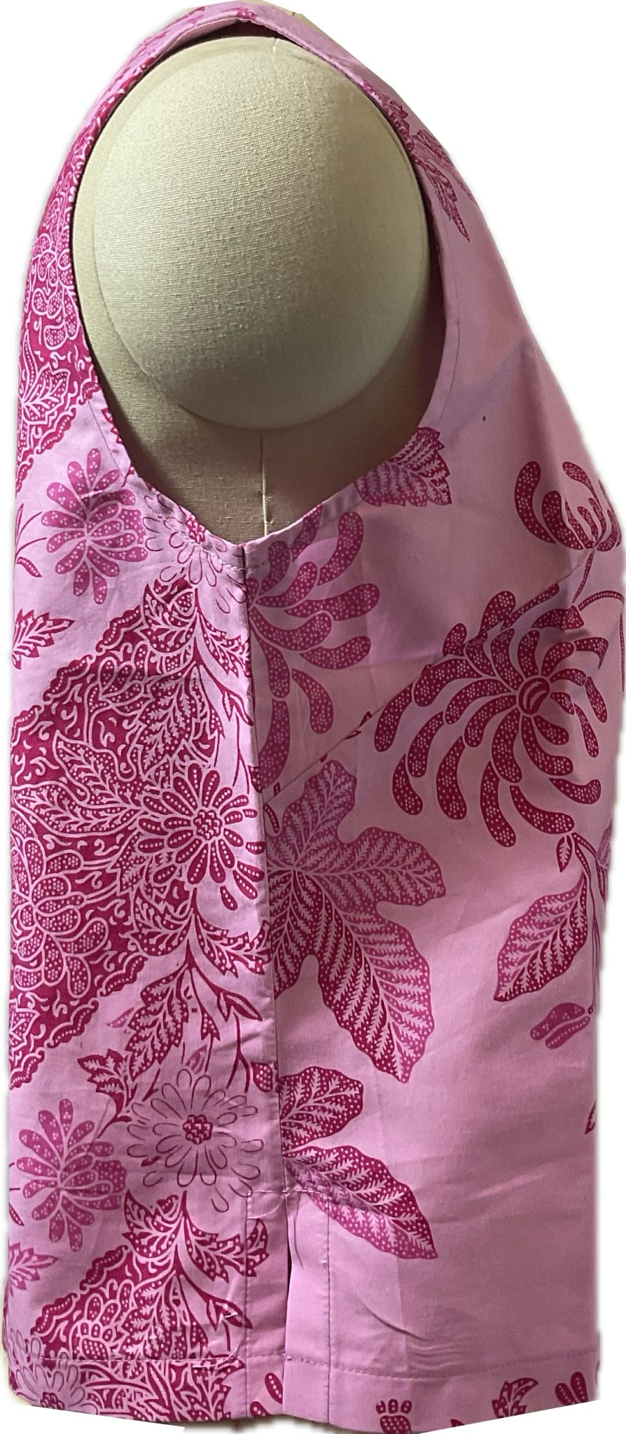 Ladies Batik Top LBT-M-PINK-L110020