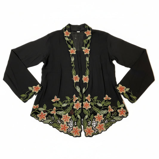 Kids Peranakan Top KPT-1-BLACK -C-6001
